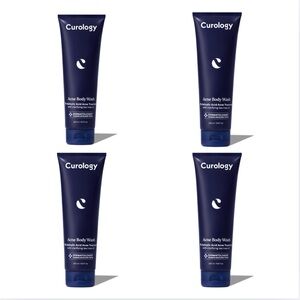 CUROLOGY Acne Body Wash Salicylic Acid Acne Treatment Set of 4 - 3.4fl oz
